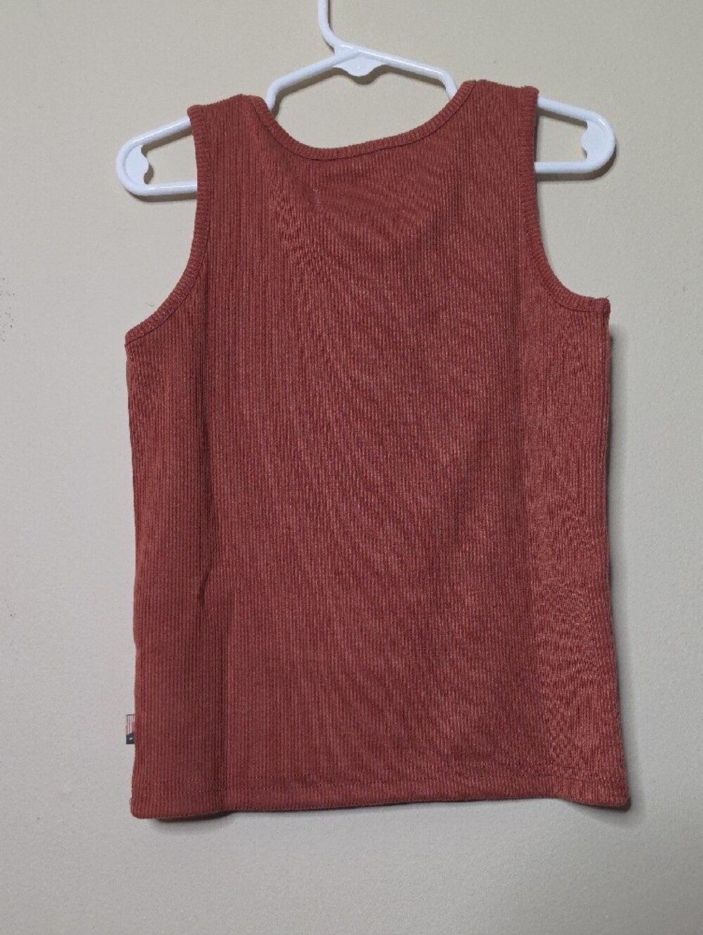 Honor The Gift Kids Rise Rust Ribbed Tank Top - Picture 3 of 3